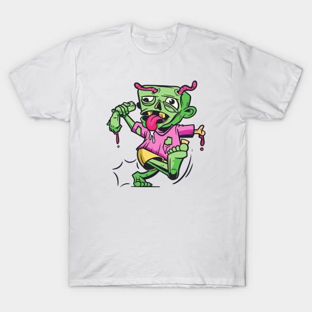 zombie comic T-Shirt by inspiringtee